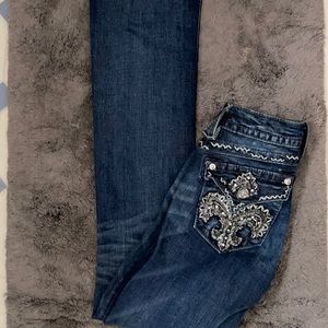 Miss Me Jean Boot Leg